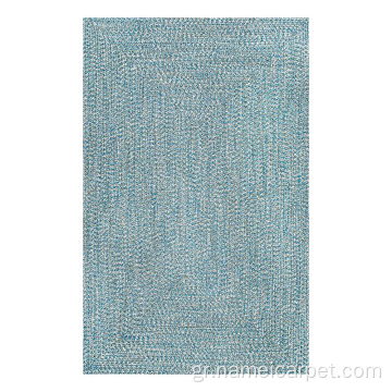 Sky Blue Color Polypropylene Patio Outdoor Rugs Μεγάλα